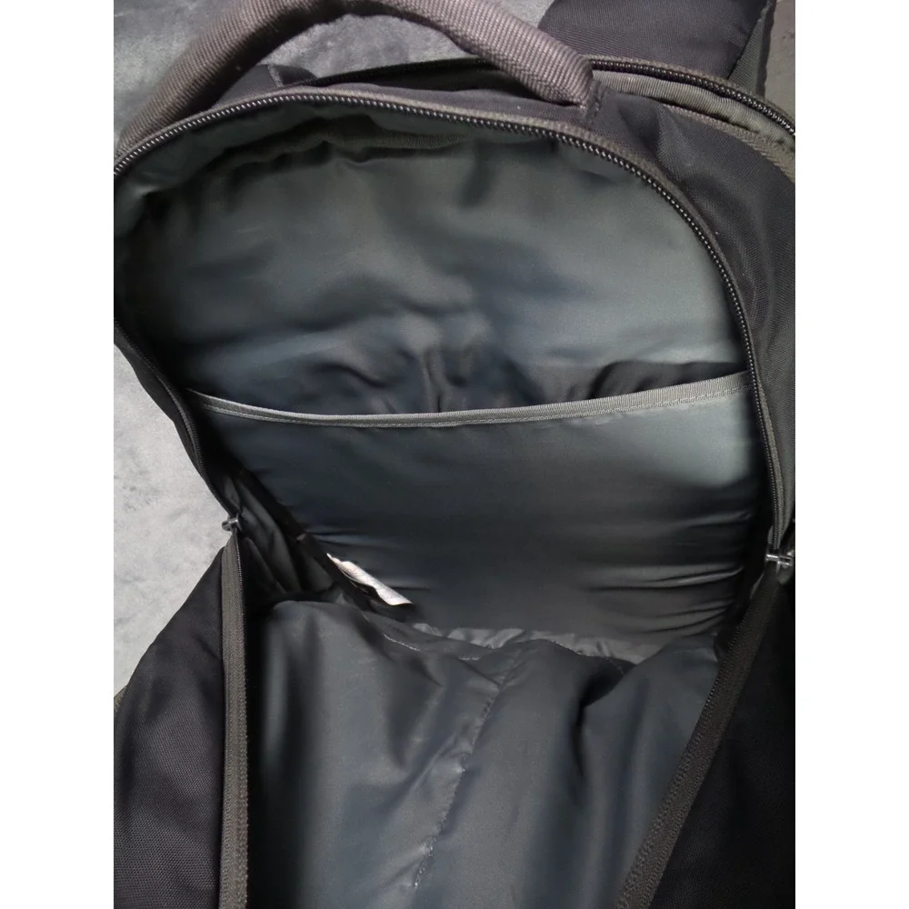 Timbuk2 The Authority Pack Laptop Backpack Black Gray Padded Travel School Work